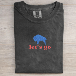 Embroidered Vintage Buffalo Football Fan T-shirt