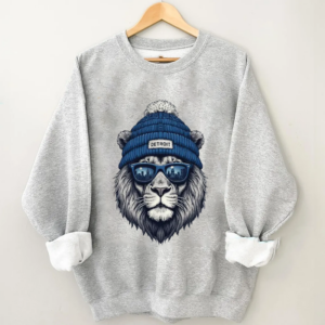 Comfort Colors Detroit Football Mascot Sweatshirt